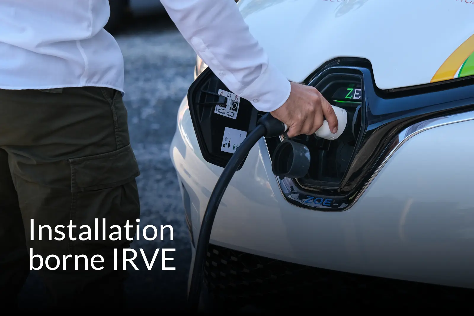 1 installation borne irve — LUMYCOM
