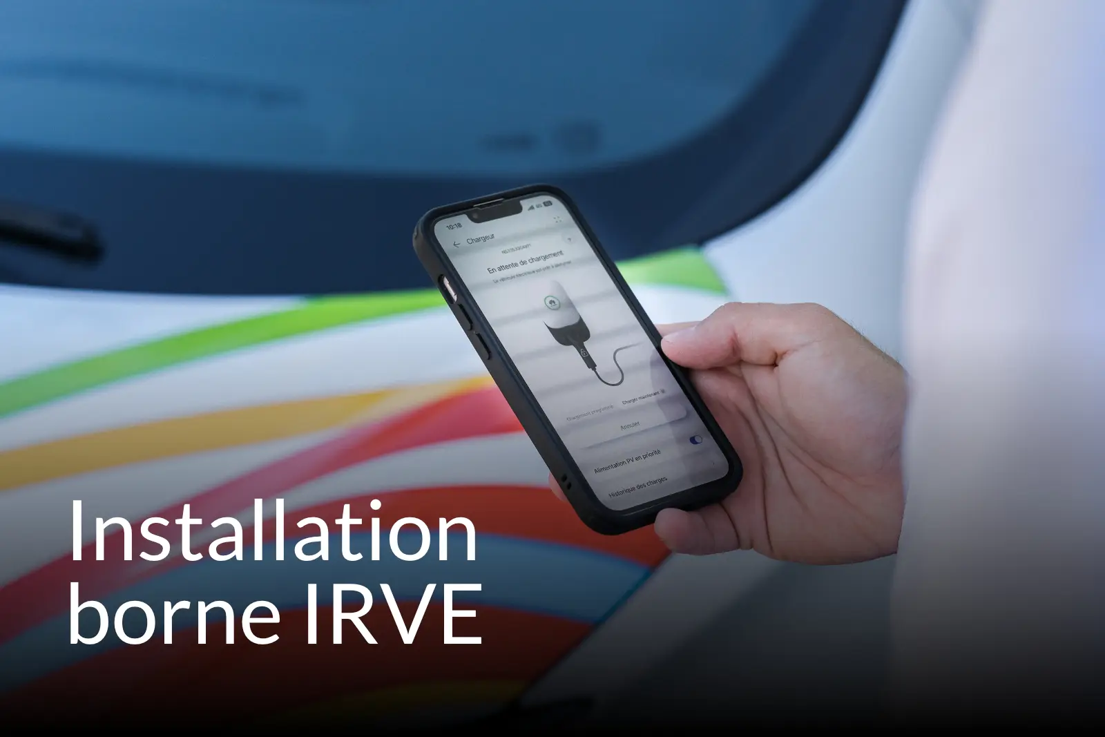 1 installation borne irve — LUMYCOM
